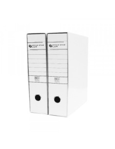 Registrator A4 sa metalnim ojačanjem plastificiran beli široki