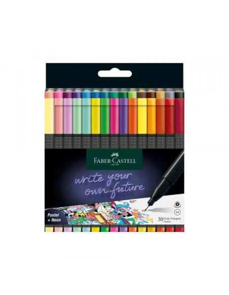 Lajner 0.4 FaberCastell 1/30 151630 pastel+neon Lajner 0.4 FaberCastell 1/30 151630 pastel+neon
