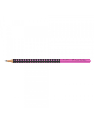 Grafitna olovka Faber Castel GRIP B Two Tone 517011 crna-pink