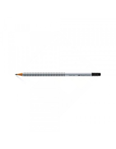 Grafitna olovka Faber Castel GRIP B sa gumicom siva 1172017