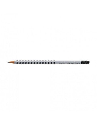 Grafitna olovka Faber Castel GRIP HB sa gumicom siva 117200 (12605)