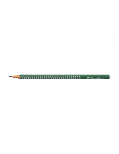 Grafitna olovka Faber Castel GRIP HB Sparkle forest green 118239