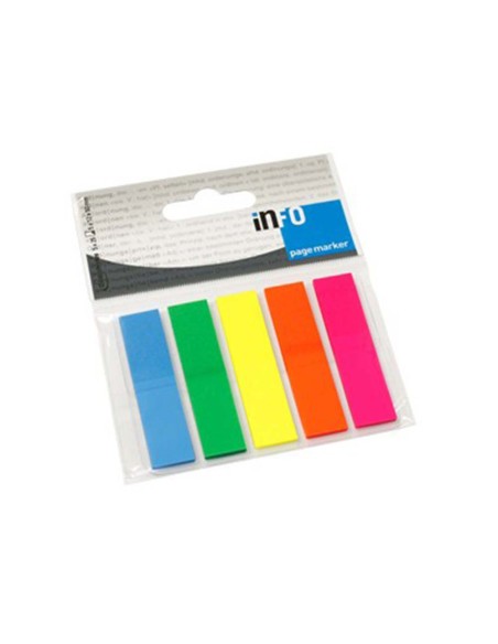 Indeksi pravougaoni 12mm x 44mm briliant /5x25kom/ Info Notes 2681-09