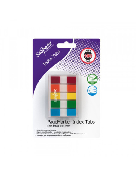 Page Marker Snopake Index Tab 45 x 12mm, mix 100 kom
