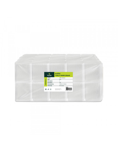Toalet papir složivi VERDE 21x10.5 cm,2-sl.(40 kom x 200 lista)