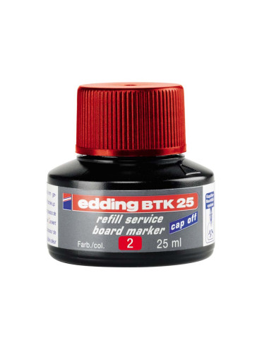Refil za board marker Edding BTK 25 ml Crveni