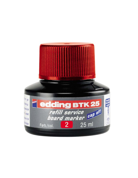Refil za board marker Edding BTK 25 ml Crveni Refil za board marker Edding BTK 25 ml Crveni