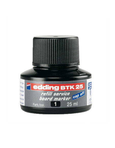 Refil za board marker Edding BTK 25 ml Crni Refil za board marker Edding BTK 25 ml Crni