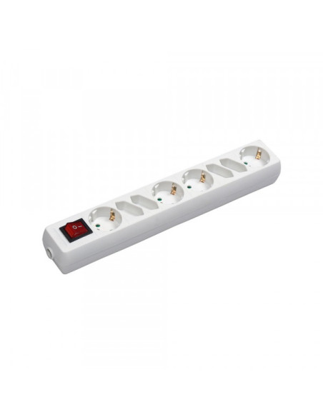 Produžni kabl COMMEL 1.4m, 4+4 utičnice, sklopka, beli Produžni kabl COMMEL 1.4m, 4+4 utičnice, sklopka, beli