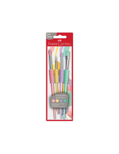 Četkica Faber Castell soft grip set 1/4 pastel 481620