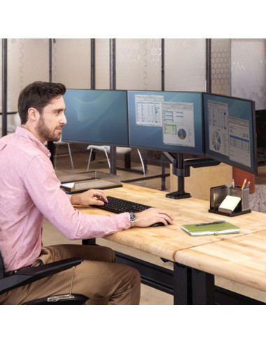 Nosač Monitora Fellowes Platinum Series trostruki 8042601 crni