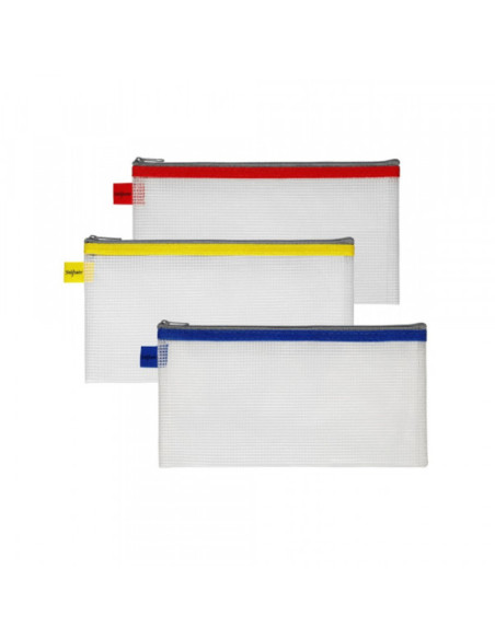 Fascikla sa zipom Snopake EVA Mesh Ameriken, prozirna Fascikla sa zipom Snopake EVA Mesh Ameriken, prozirna