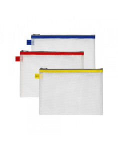 Fascikla sa zipom Snopake EVA Mesh B4, prozirna