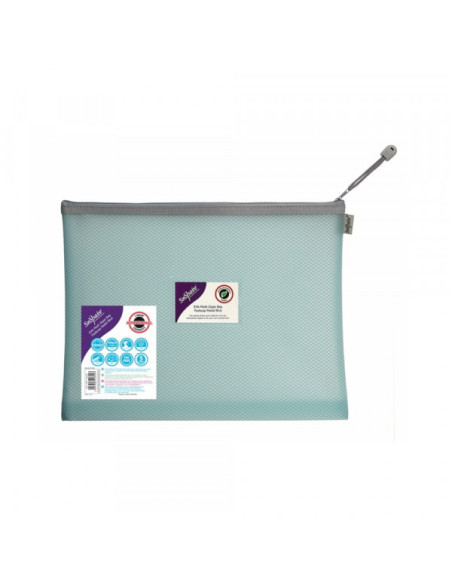 Fascikla sa zipom Snopake EVA Pastel sa proširenjem A5, plava Fascikla sa zipom Snopake EVA Pastel sa proširenjem A5, plava