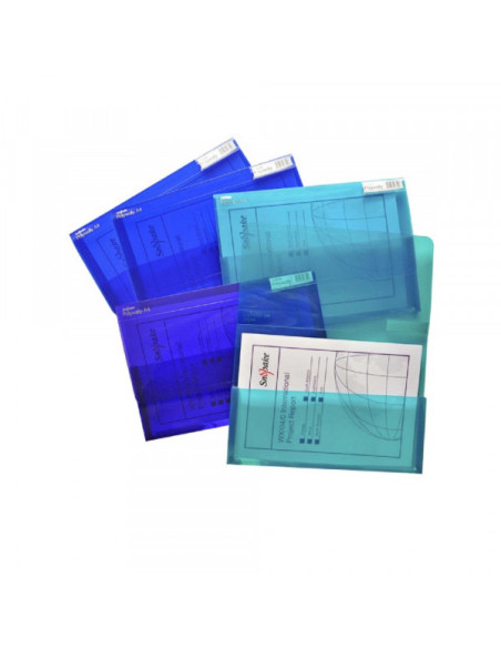 Fascikla sa preklopom i proširenjem Snopake PolyWally Electra A4 Fascikla sa preklopom i proširenjem Snopake PolyWally Electra A4