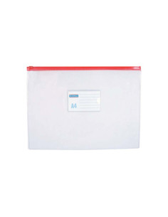 Fascikla zip Donau PVC providna A4
