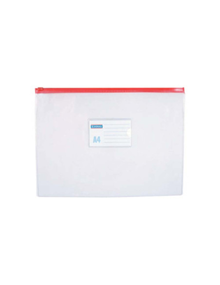 Fascikla zip Donau PVC providna A4