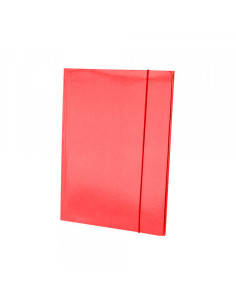 Fascikla plastificirana sa gumicom 600g crvena