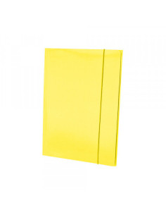 Fascikla plastificirana sa gumicom 600g žuta