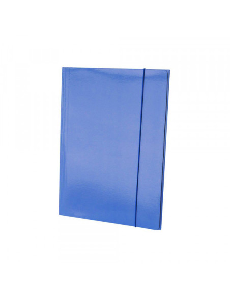 Fascikla plastificirana sa gumicom 600g tamno plava