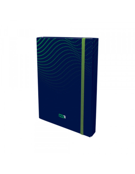 Fascikla OPT Exabox 3cm MAX teget/zeleni lastiš