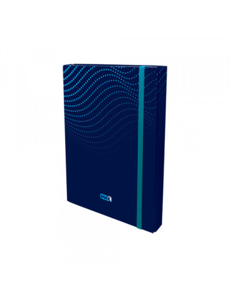 Fascikla OPT Exabox 3cm MAX teget/plavi lastiš