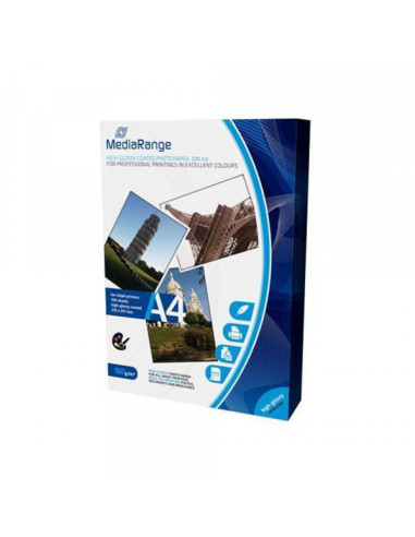 Foto papir A4 160gr/100 Mediarange Glossy