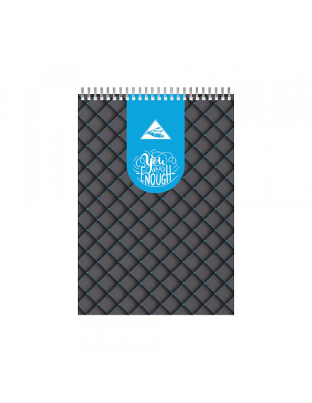 Blok za beleške A4 spirala (kraća strana) sitan karo