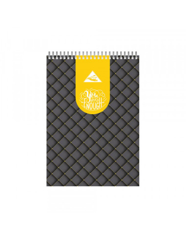 Blok za beleške A4 spirala (kraća strana) sitan karo