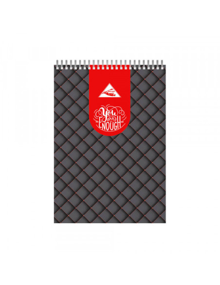 Blok za beleške A4 spirala (kraća strana) sitan karo