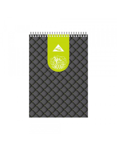 Blok za beleške A4 spirala (kraća strana) sitan karo