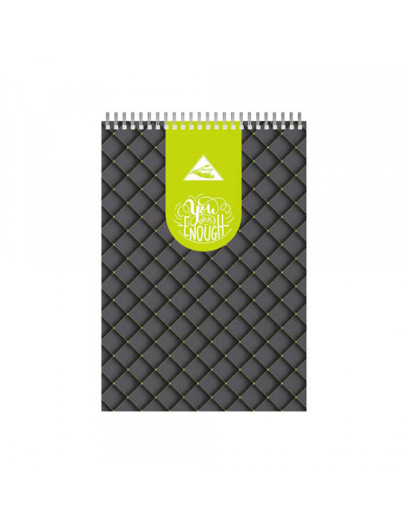 Blok za beleške A4 spirala (kraća strana) sitan karo