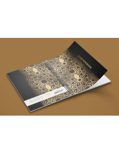 Sveska A4 Mandala gold spirala dikto 100l (HL)