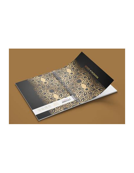 Sveska A4 Mandala gold spirala dikto 100l (HL)