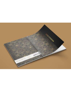 Sveska A4 Mandala gold spirala dikto 100l (HL) 2