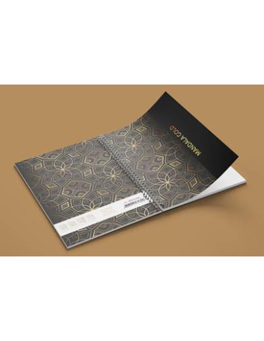 Sveska A4 Mandala gold spirala dikto 100l (HL)