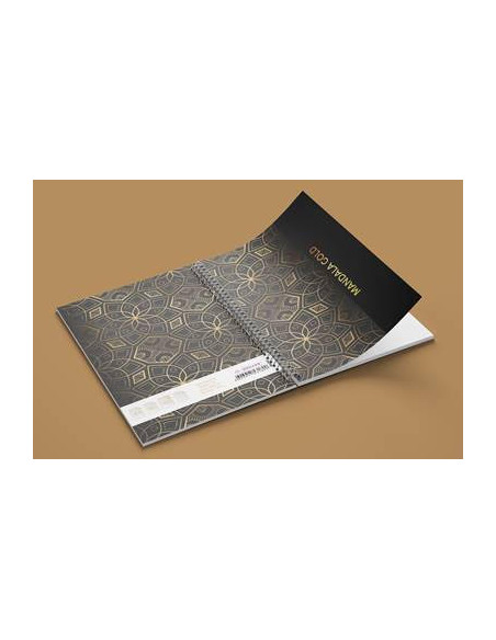 Sveska A4 Mandala gold spirala dikto 100l (HL)