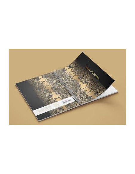 Sveska A4 Mandala gold spirala dikto 100l (HL)