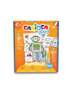 Flomaster set Carioca Combino Robots Baby 1/8 42896