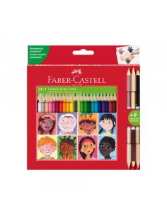 Drvene bojice Faber Castell Children triangular 1/24 + 3 bicolor 51...