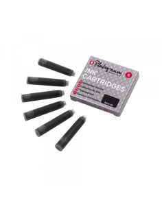 Patrone za Naliv pero Platignum, standardne, 6 kom/kut, crne