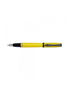 Naliv pero Platignum Studio, žuto, poklon kutija