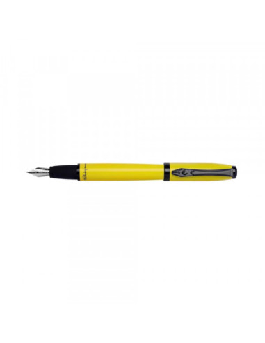 Naliv pero Platignum Studio, žuto, poklon kutija