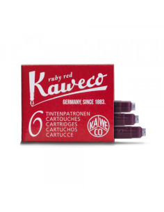 Patrone za naliv pero Kaweco 1/6 Ruby red