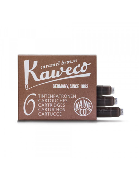 Patrone za naliv pero Kaweco 1/6 Caramel Brown