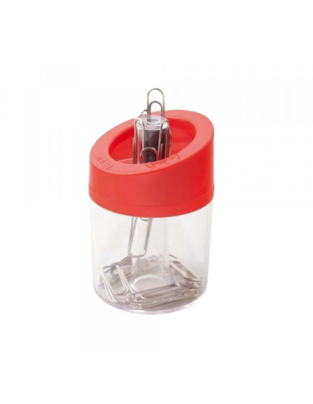 Kutija za spajalice MAS 802 crvena