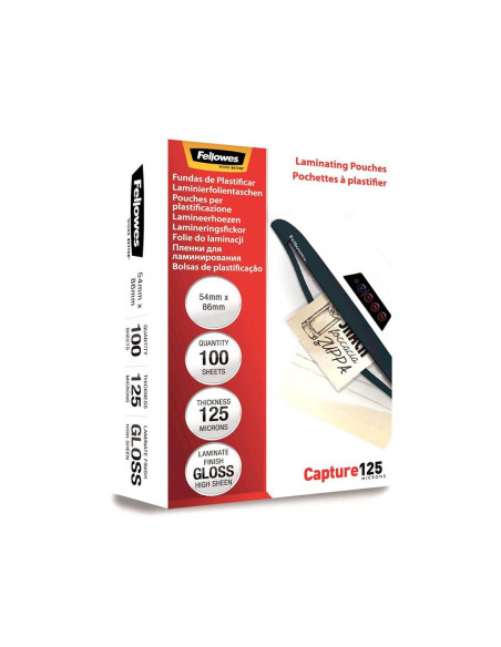Folija za plastifikaciju FELLOWES 5306302 - 54x86mm 125 mic