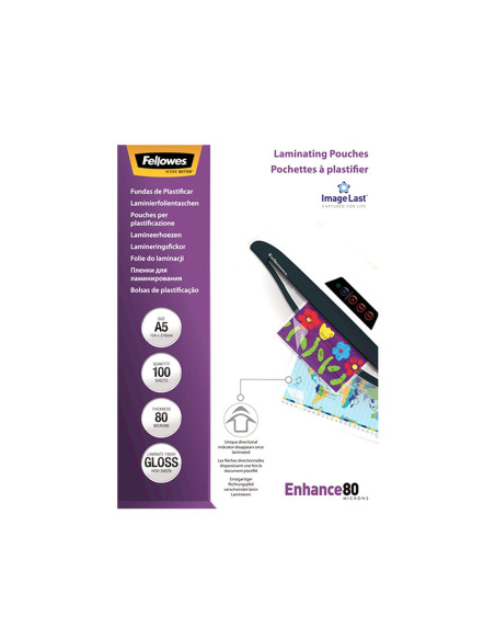 Folija za plastifikaciju FELLOWES 5306002 - A5 80 mic