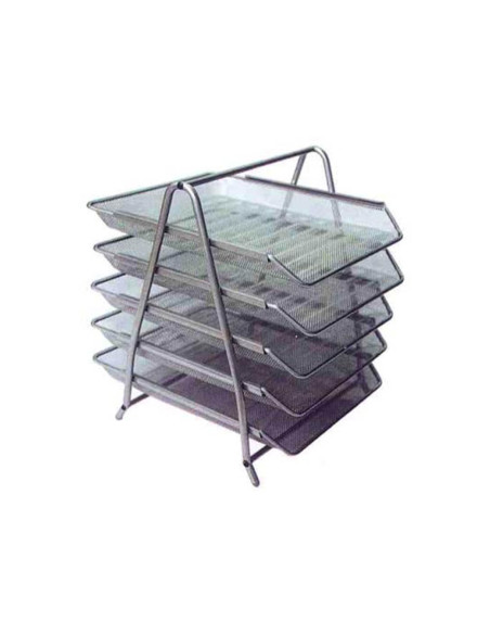 Polica žičana siva 1/5