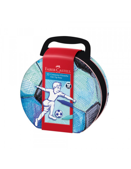 Flomaster set Faber Castell 1/33 Connector Fudbal 155538 Flomaster set Faber Castell 1/33 Connector Fudbal 155538